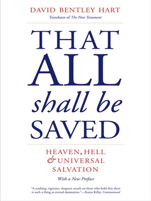 cover image of That All Shall Be Saved